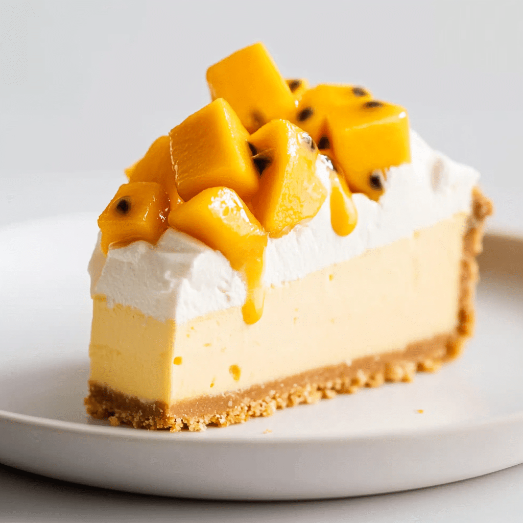 No-Bake Mango Cheesecake That’s Big on Flavor & Easy to Make